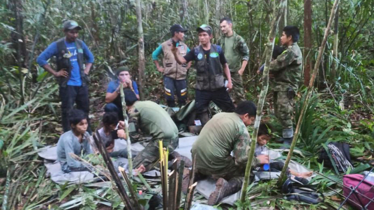 colombia children of plane crash