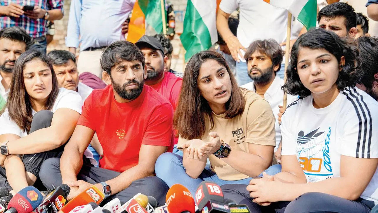 Ace wrestlers have been demanding the arrest of Brij Bhushan Singh