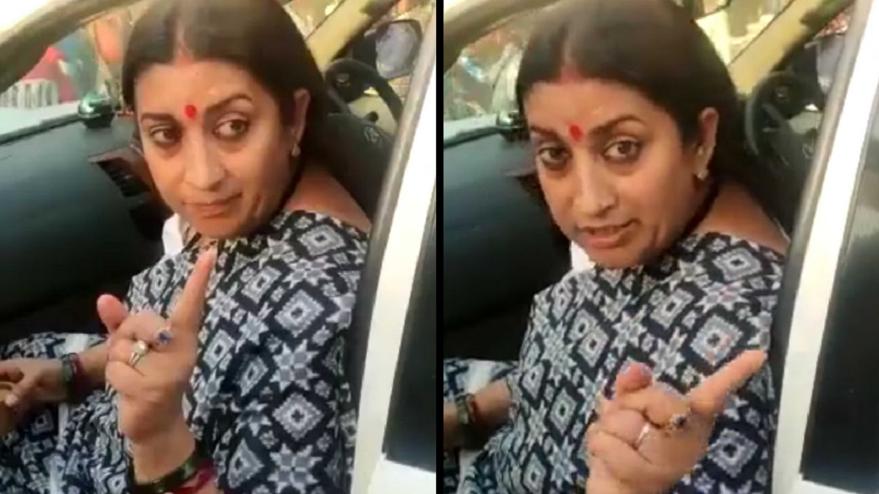 Did Smriti Irani Threatened A Journalist? Here's the story behind viral video