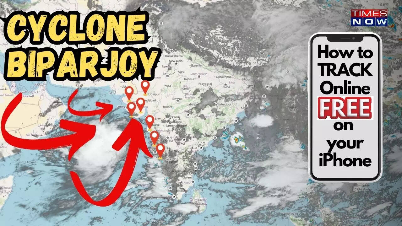 How to Track Cyclone Biparjoy LIVE on Your Smartphone in Realtime