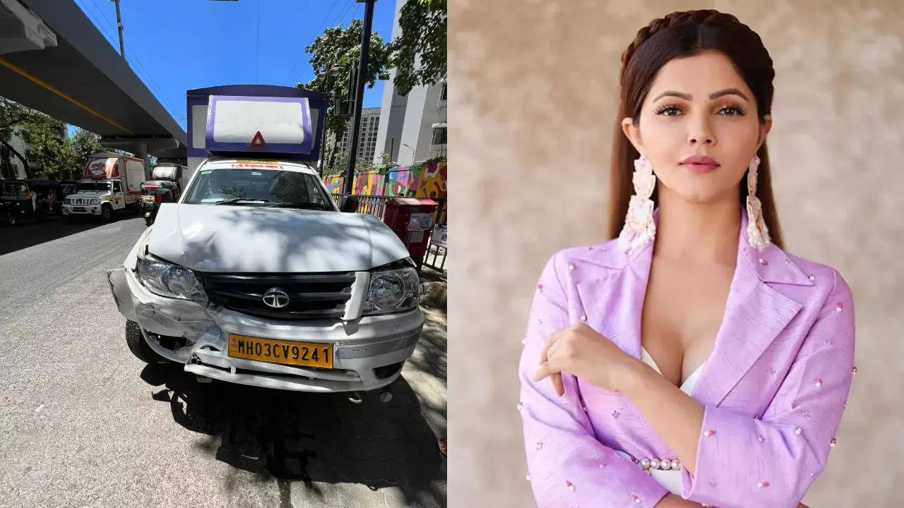 Rubina Dilaik meets with car accident