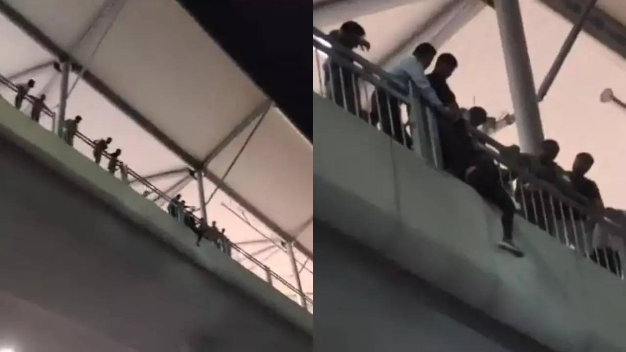 CISF shared video of the incident.