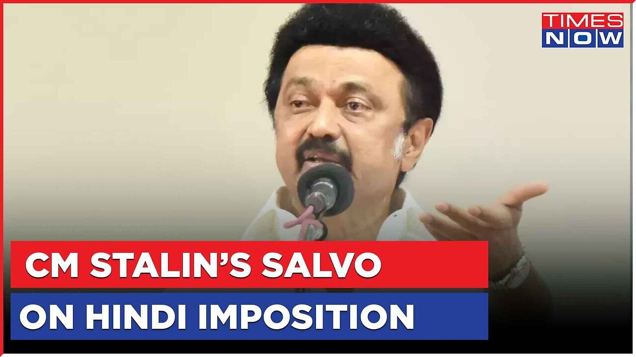 Tamil Nadu CM Stalin Alleges 'Hindi Imposition,' Slams Centre As ...