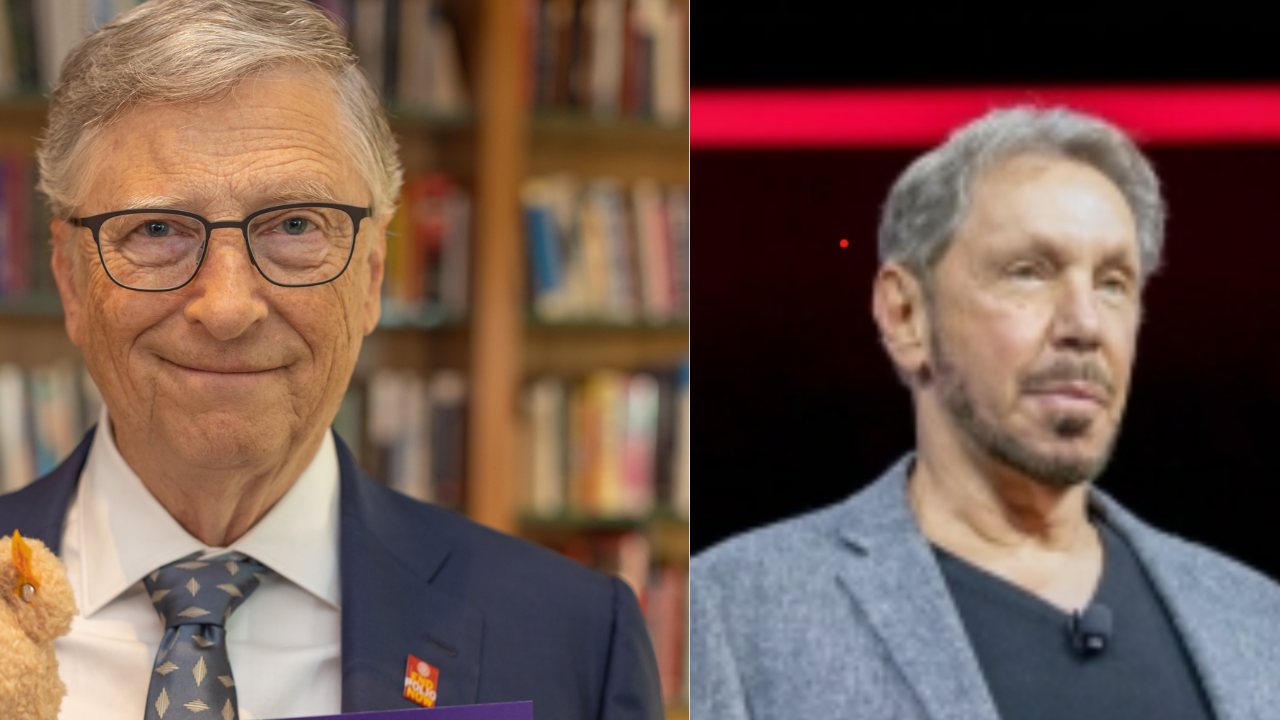 Bill Gates and Larry Ellison