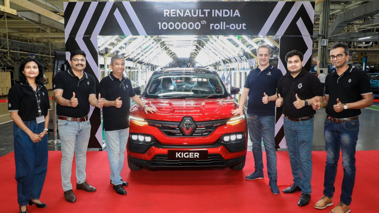 Renault India Achieves 1 Million Production Milestone