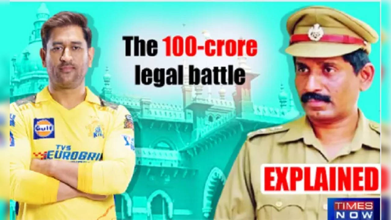 Explained Ms Dhoni Vs Ips Officer G Sampath —what Is The Rs 100 Cr