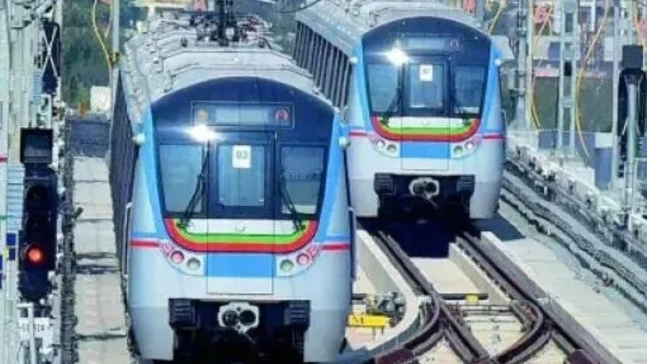 Hyderabad Airport Metro Line: 31 km, 9 stops, and one underground ...