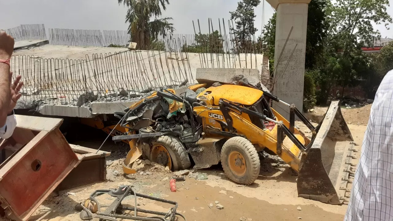 One killed after under construction Dwarka Expressway viaduct collapses near NH8 at Mahipalpur