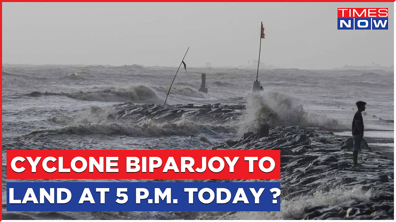 Cyclone 'Biparjoy' Is Expected To Land In Gujarat This Evening ...