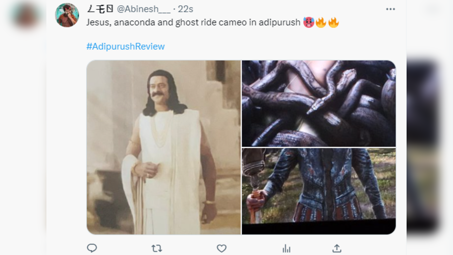 Adipurush has Jesus Anaconda and Ghost Rider