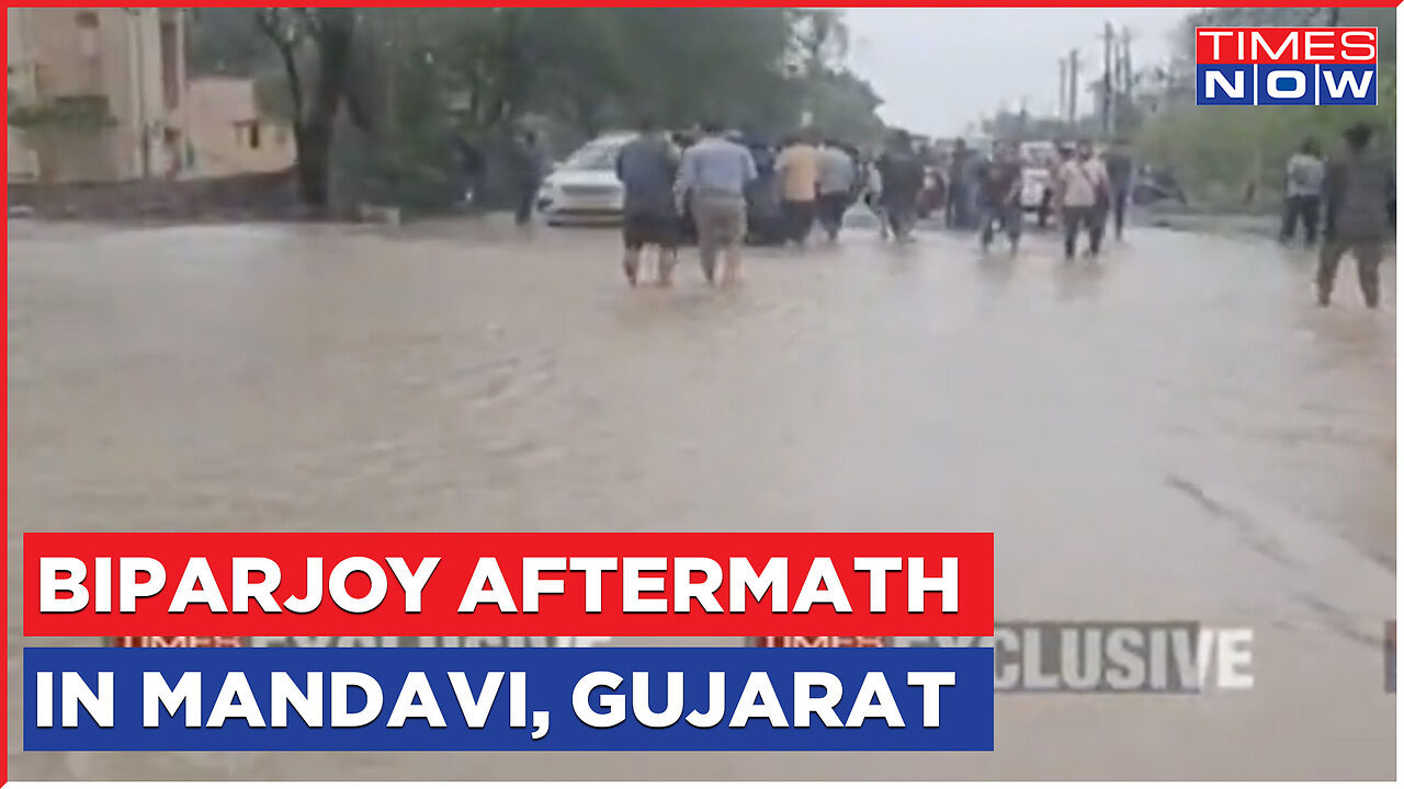 Cyclone 'Biparjoy' Has Huge Impact Seen In Gujarat As Several ...
