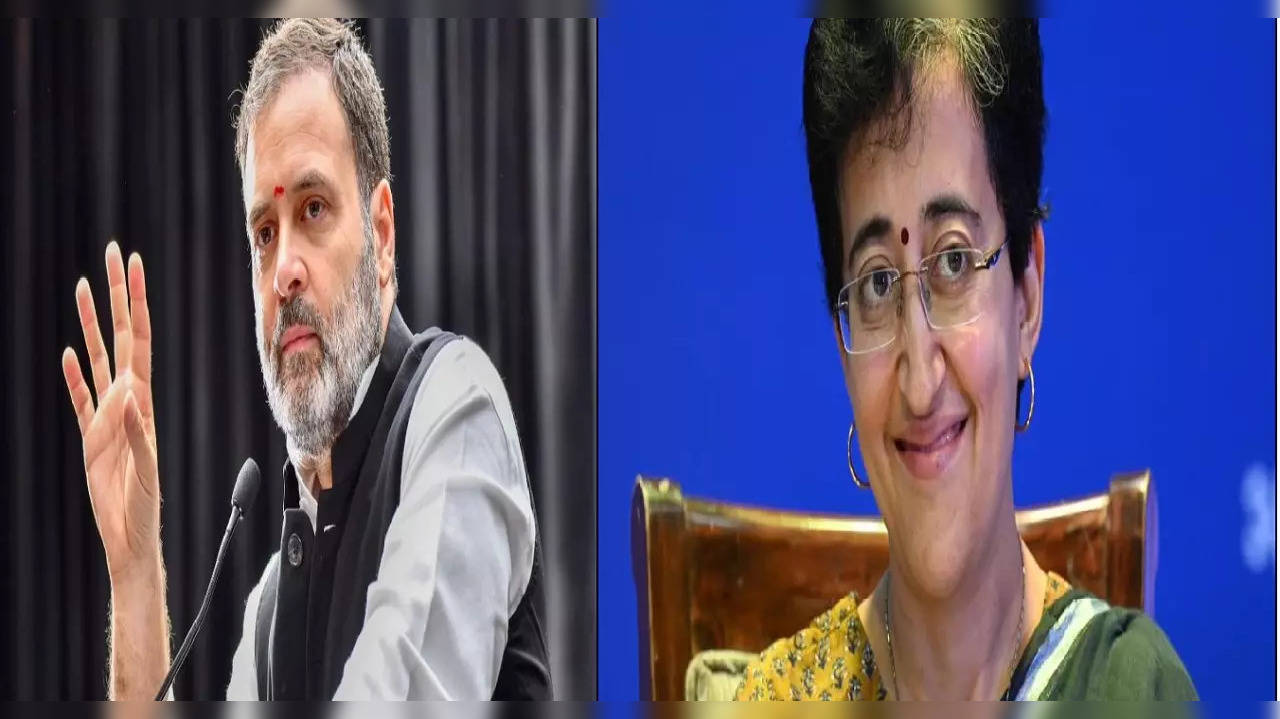 ​Rahul Gandhi and Atishi