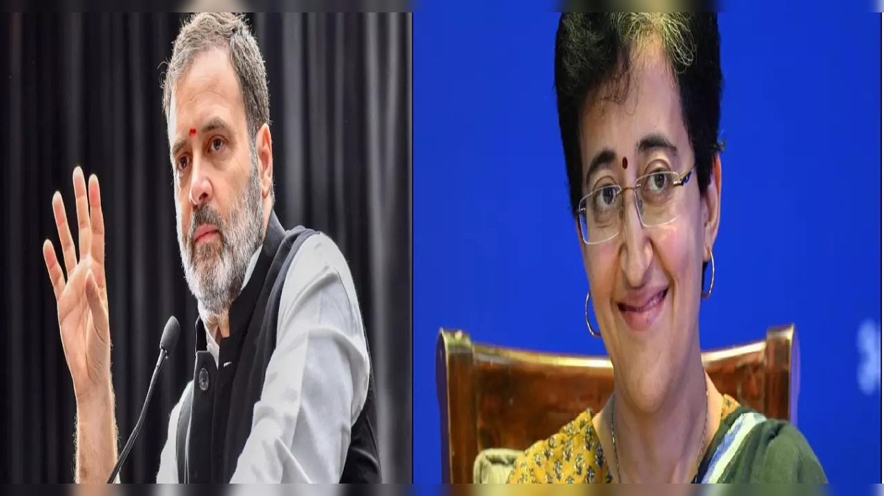 ​Rahul Gandhi and Atishi