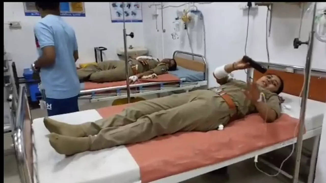 Gujarat police attacked