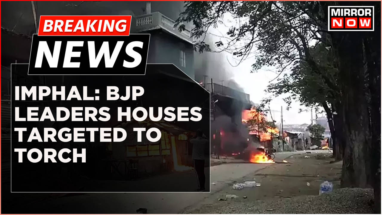 Breaking News | Mob Attempts To Torch BJP Leaders' Houses In Manipur ...