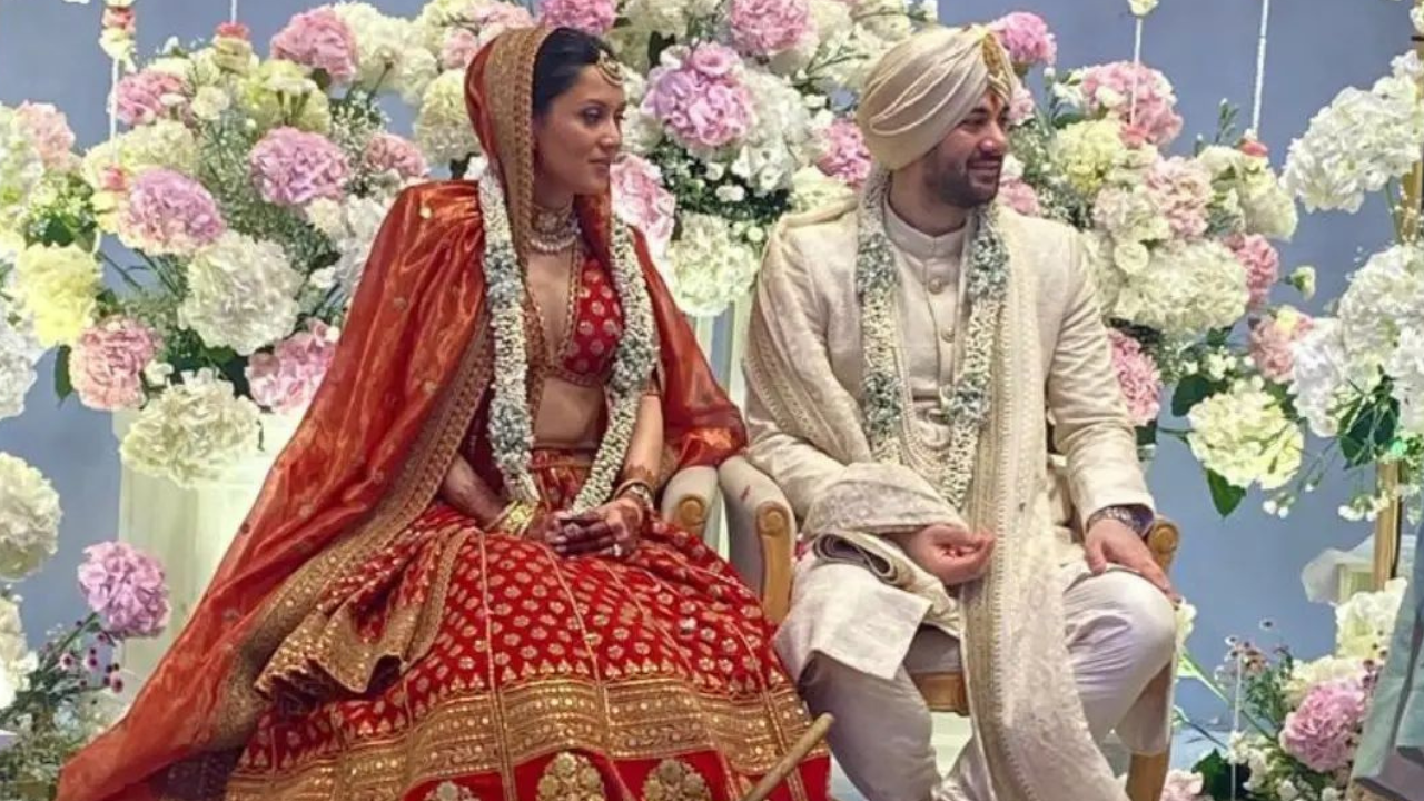 Groom Karan Deol And Dulhania Drisha Acharya Finally Take Saat Pheras. See FIRST Wedding PICS