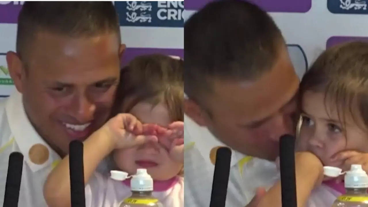 WATCH: Usman Khawaja Brings Daughter To Post-Match Press Conference; Her ADORABLE Gesture Will Melt Your Heart