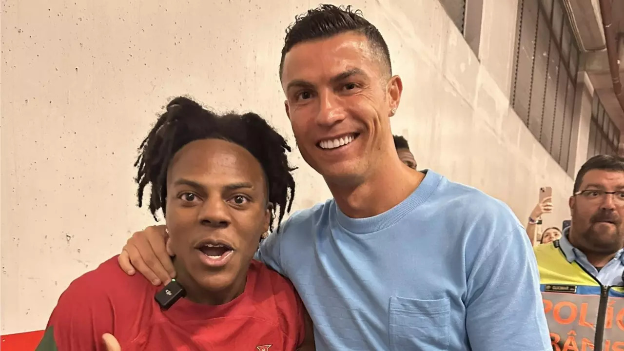 Famous YouTuber Speed meets Cristiano Ronaldo