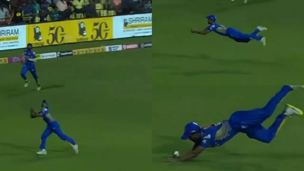 Catch Of the Year! Murugan Ashwin Takes a Breathtaking Backward Running ...