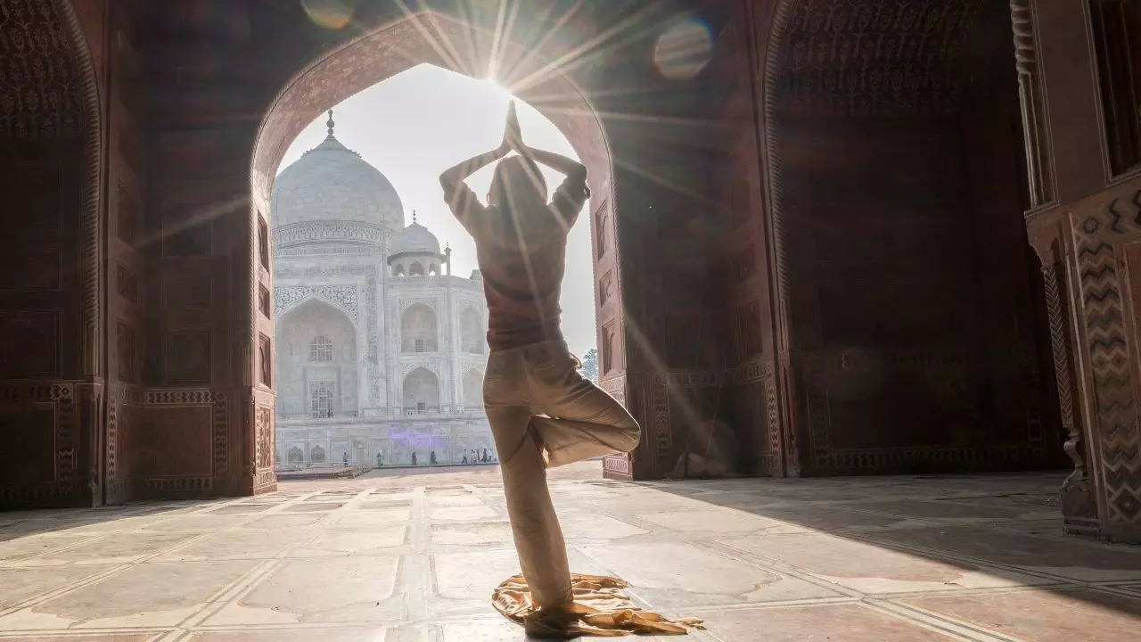 For a comprehensive English speech on International Yoga Day, students must delve into the origins of yoga | Canva Pro