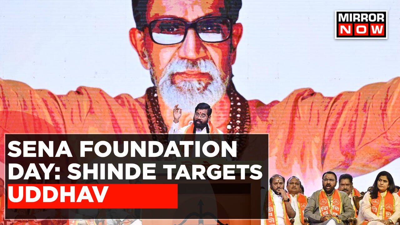 Sena Vs Sena Uddhav Dumped Ideology For Power Foundation Day
