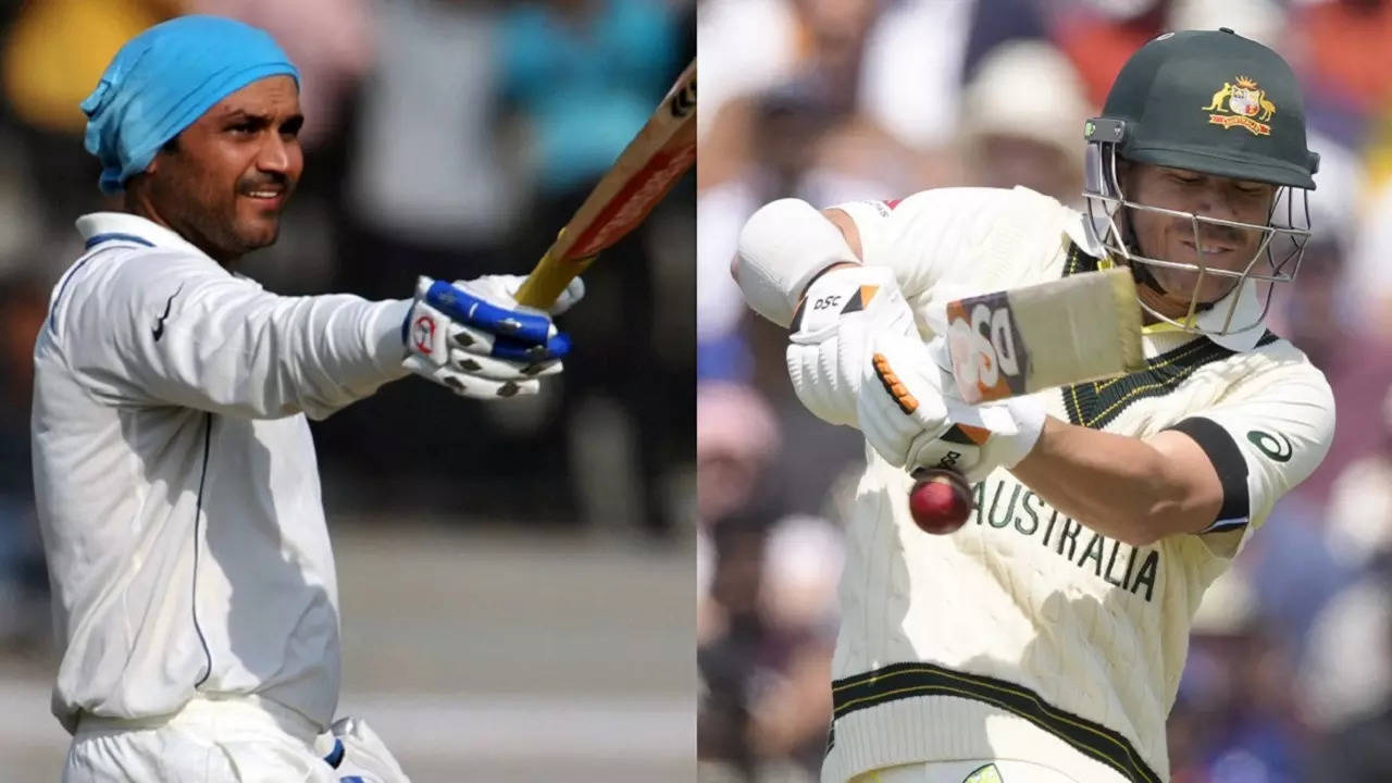 David Warner leapfrogs Virender Sehwag, achieves big milestone in Test cricket