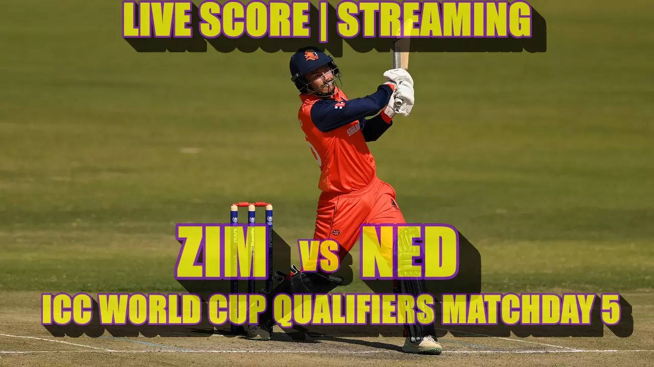 ZIM vs NED, ICC World Cup Qualifier 5th Cricket Match Score, Group A