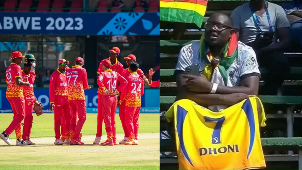 Zimbabwe Fan Shows Love For MS Dhoni