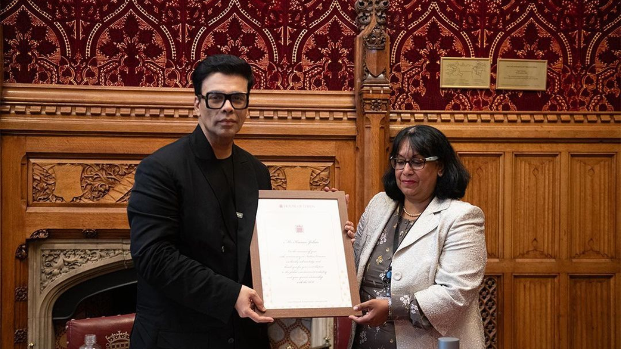 Karan Johar Honoured by British Parliament. He Says 'Dreams Do Come True'