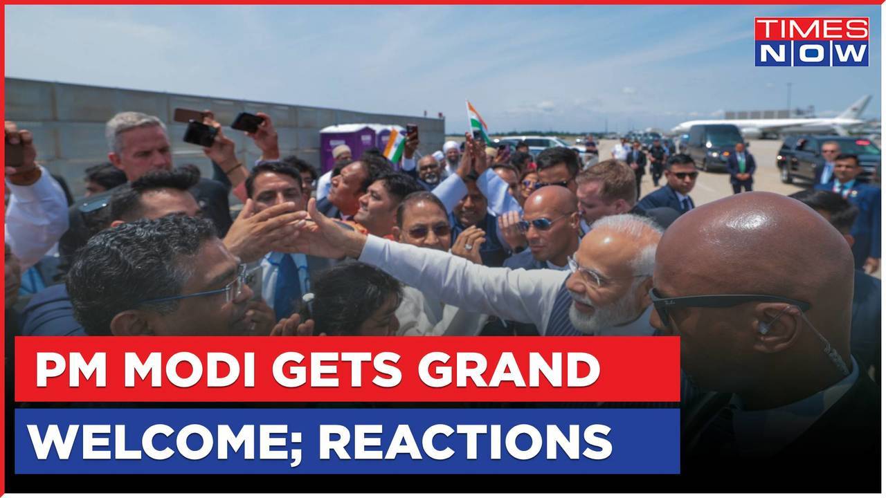 PM Modi US Visit | Great Welcome For Indian Prime Minister As He Meets ...