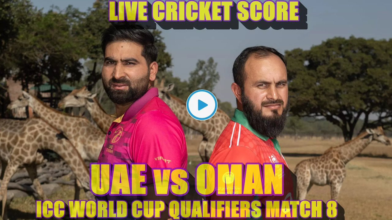 Highlights  Oman vs UAE ICC CWC Qualifiers 2023 Shoaib Nadeem Help Oman Beat UAE By 5 Wickets