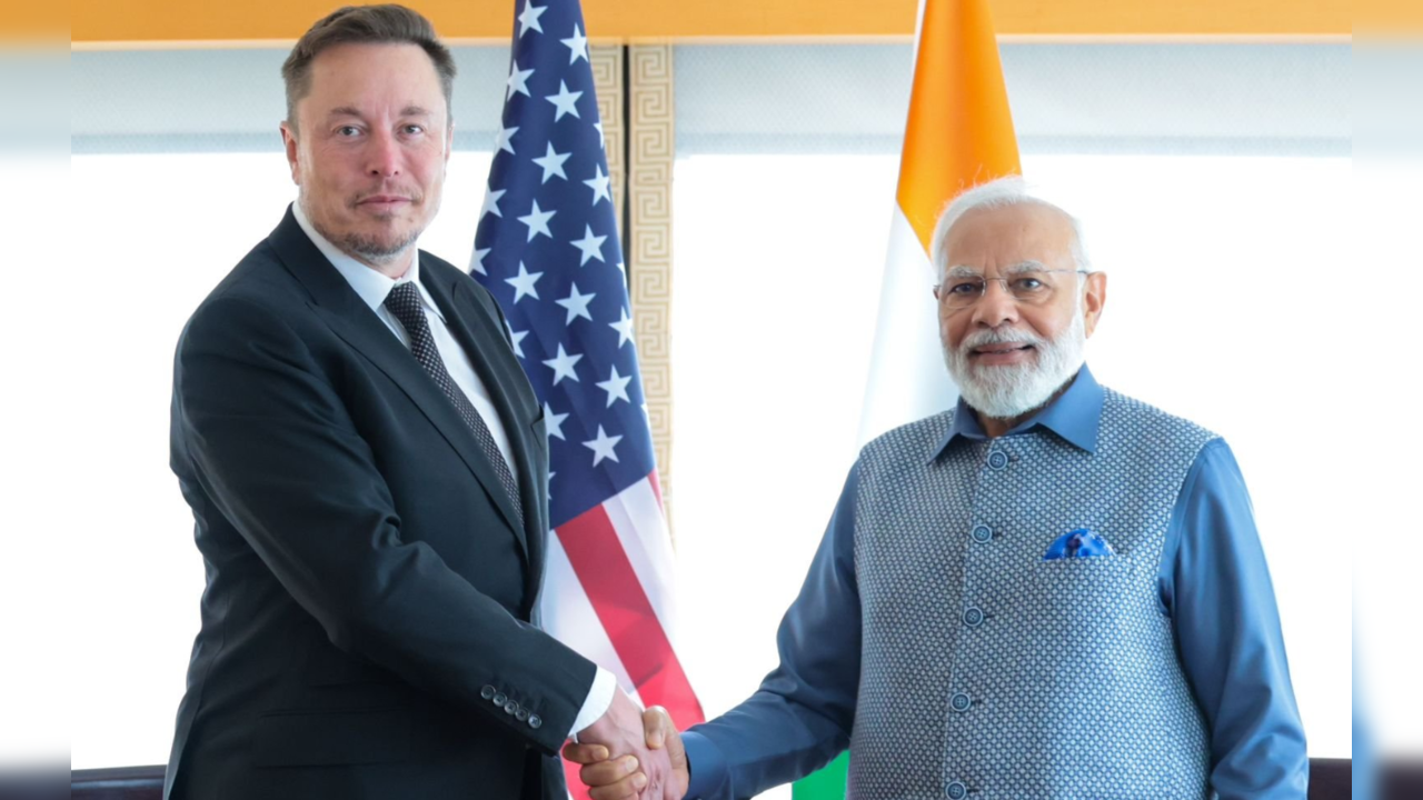 Elon Musk PM Modi meeting in New York: 'I am a fan...' says Tesla CEO after meeting PM Narendra Modi during his US visit |  Elon Musk- Narendra Modi meeting