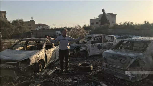 West Bank Violence: Israeli Settlers Torch Palestinian Homes, Cars ...