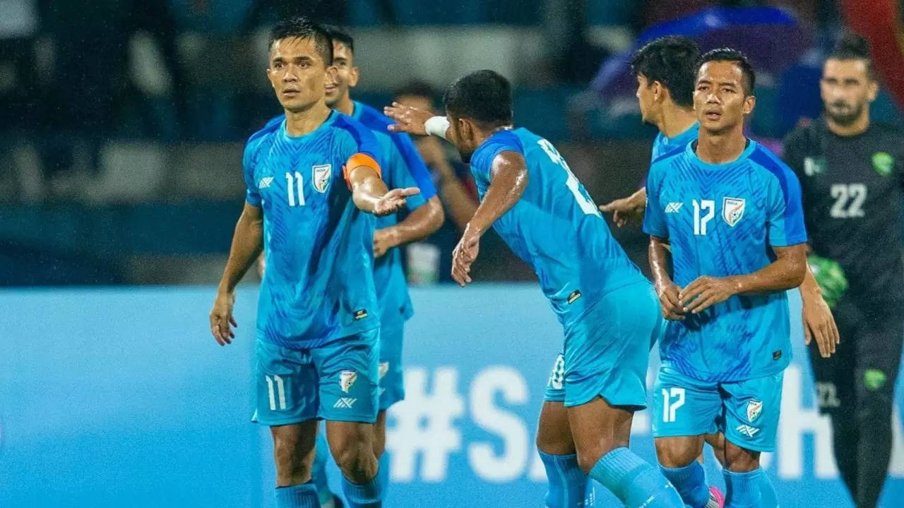 Sunil Chhetri Scores Hattrick Against Pakistan