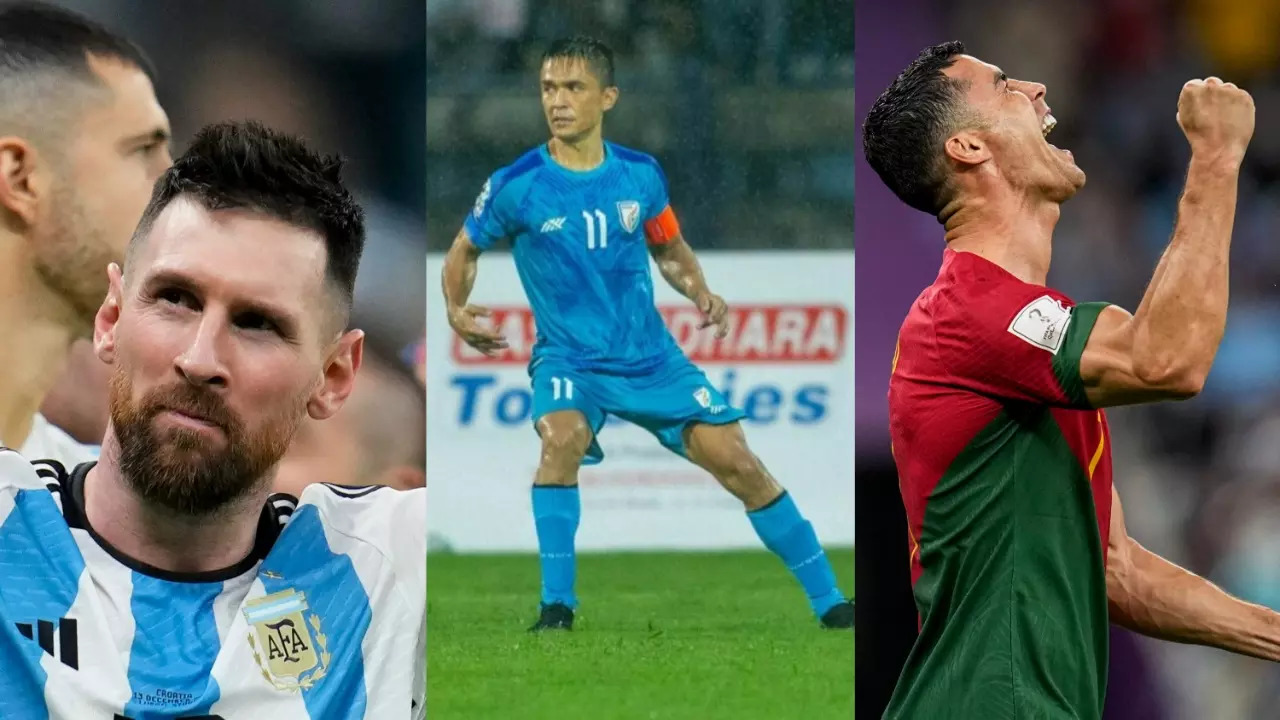 Sunil Chhetri Joins Messi, Ronaldo; Becomes 4th Player To Achieve Elusive Feat After Hat-Trick Vs Pakistan