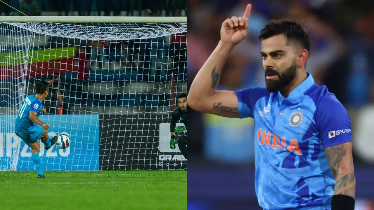 Virat Kohli sunil chhetri