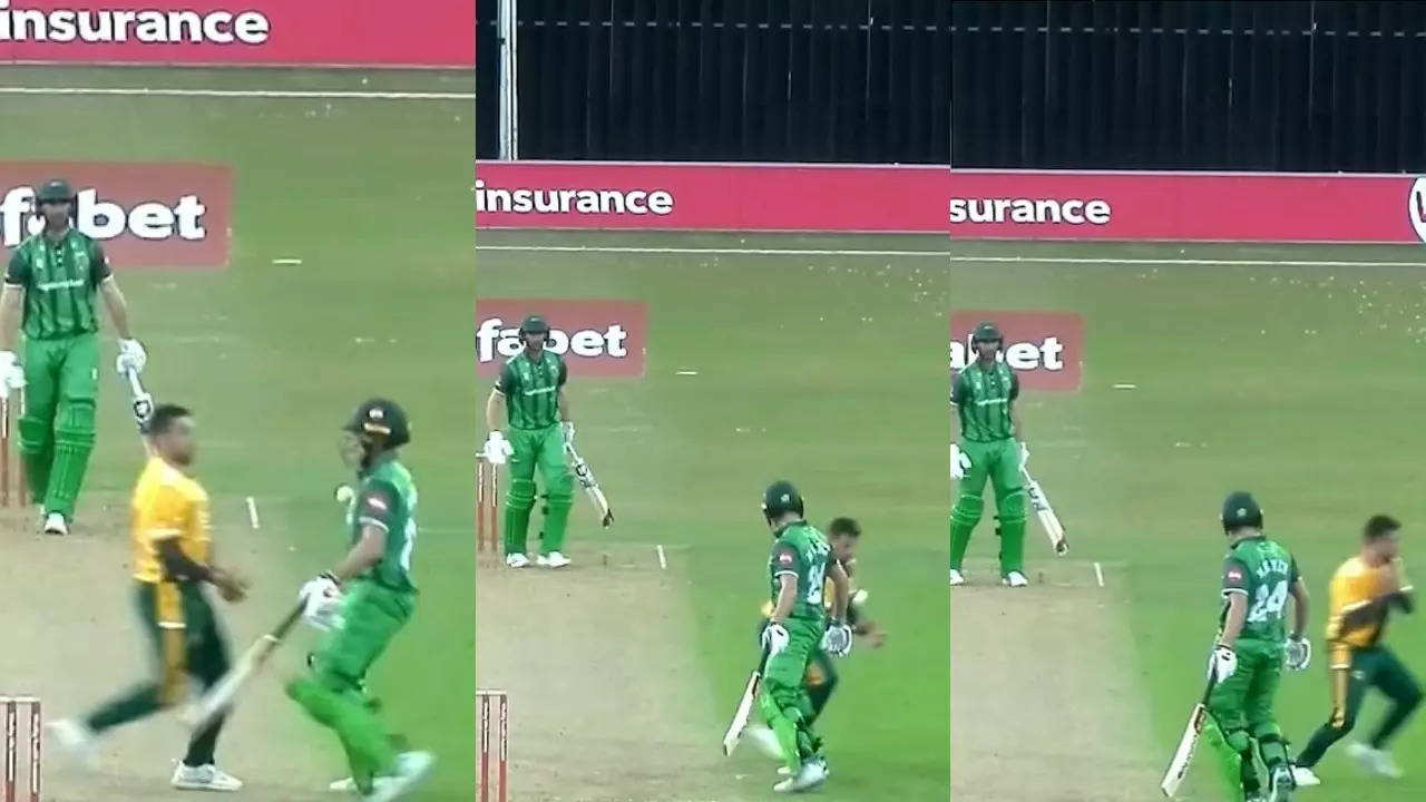Bowler Takes Never-Seen-Before Juggling Catch With Non-Strikers Help In Vitalit T20 Blast, Video Goes Viral