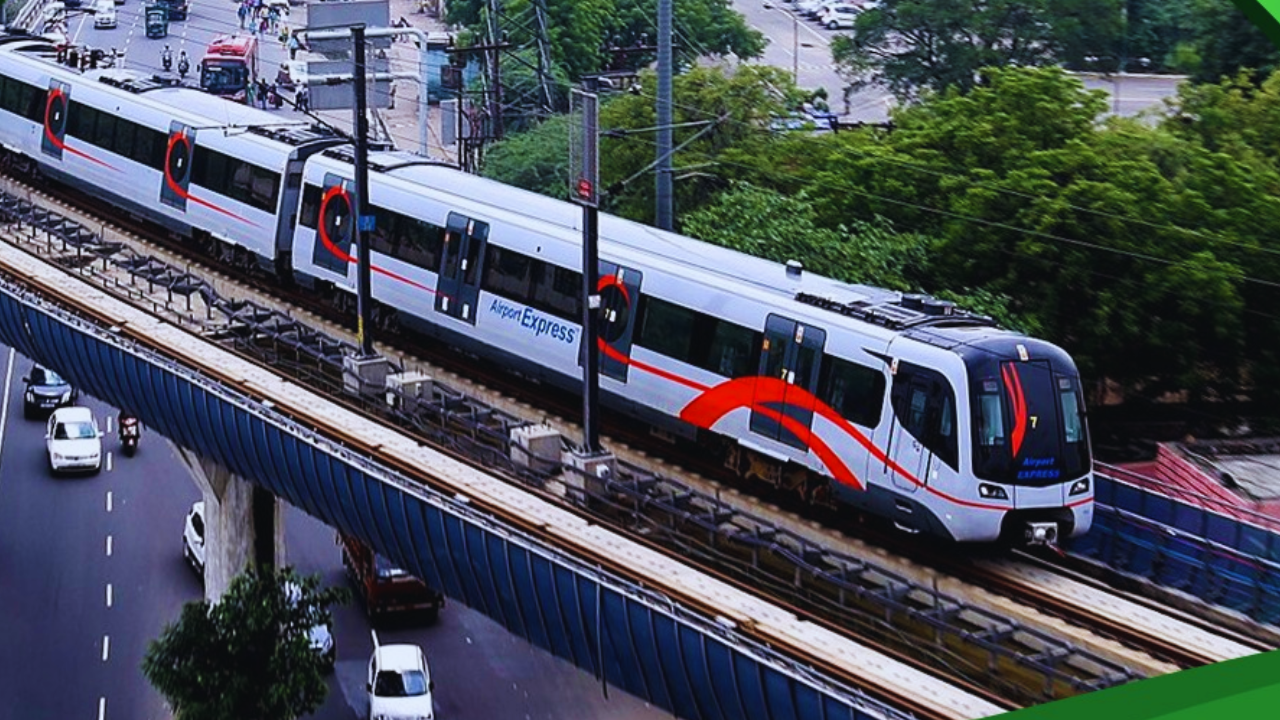 Airport Express Metro | Photo credit: DMRC