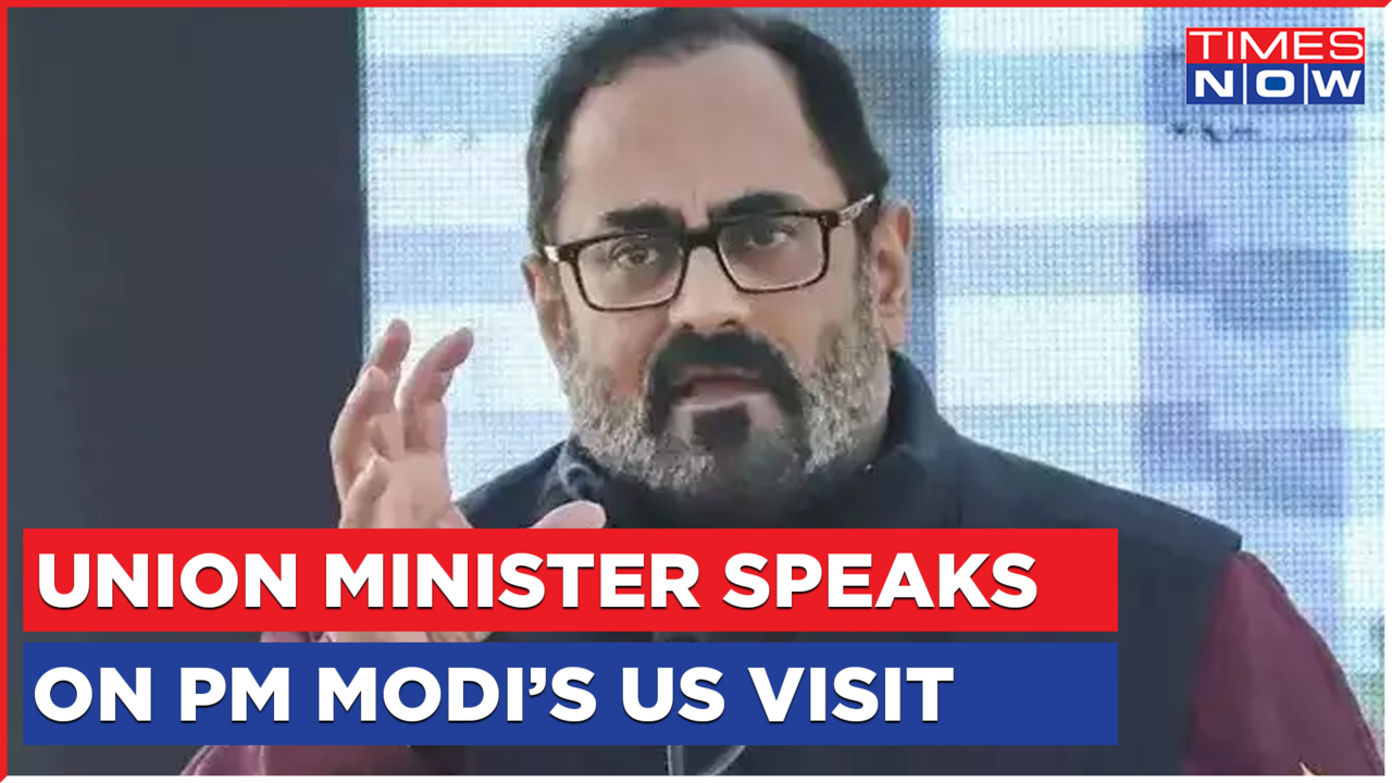 Union Minister Rajeev Chandrashekhar's Exclusive Talk With Times Now On ...