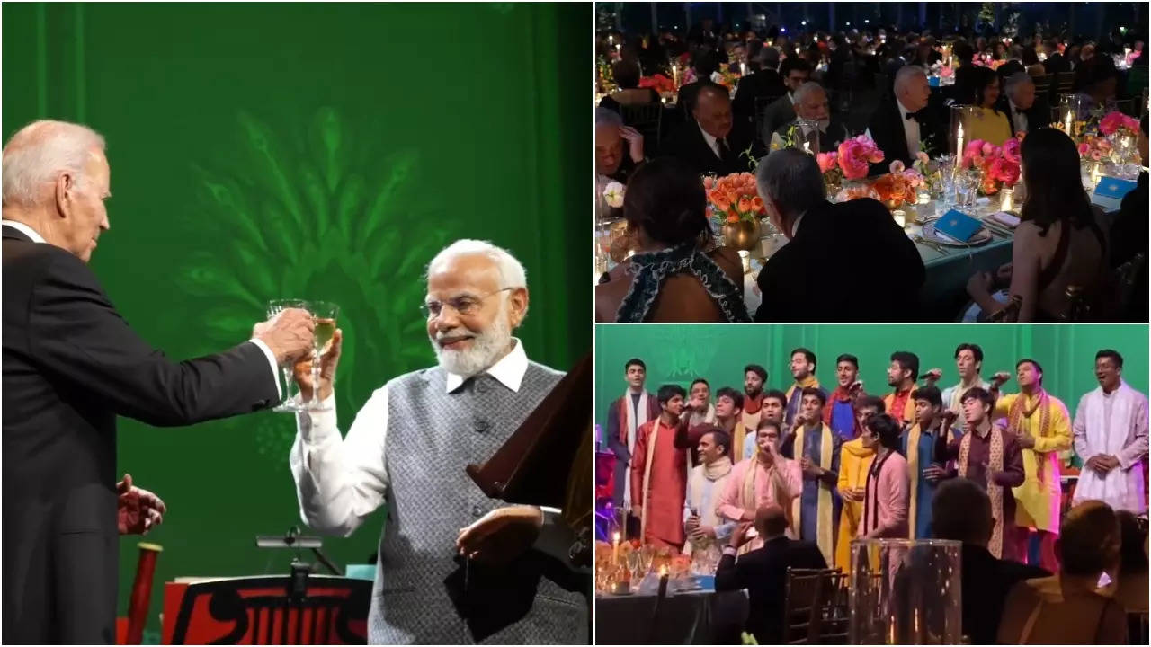 Inside state dinner in honour of PM Modi