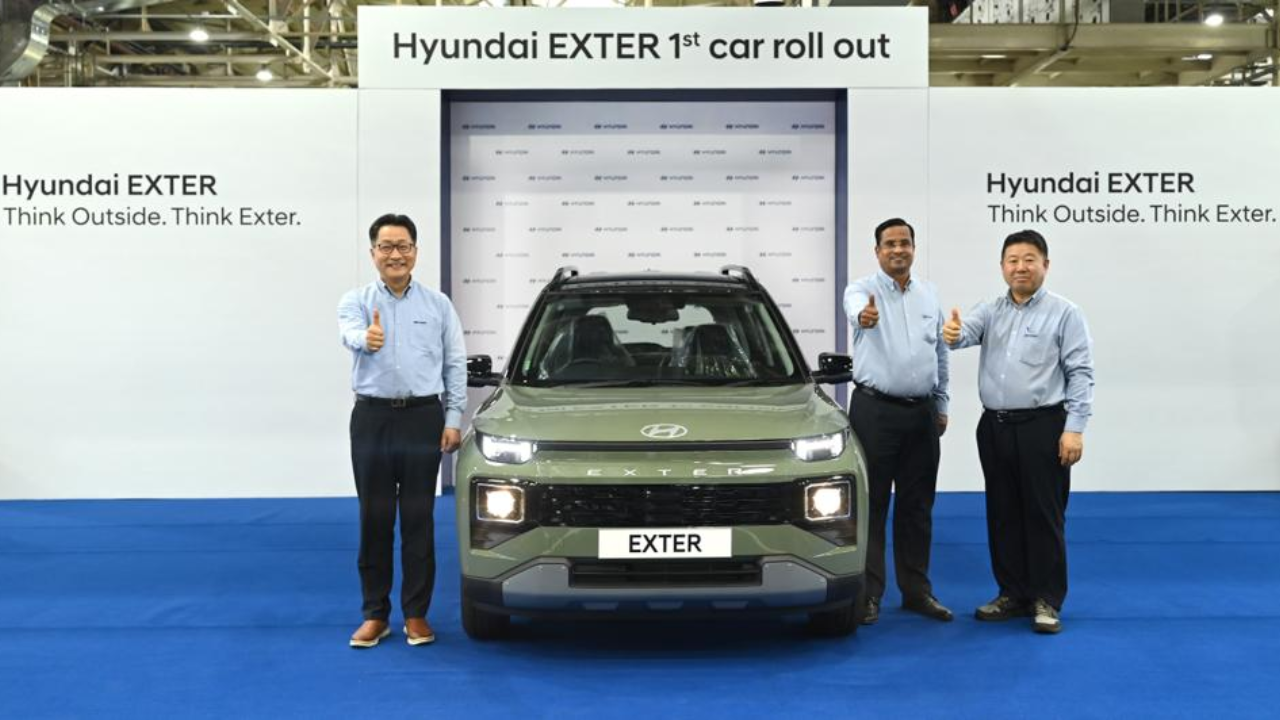 Hyundai Exter Production In India Commences With First Model Roll-Out At Sriperumbudur Plant