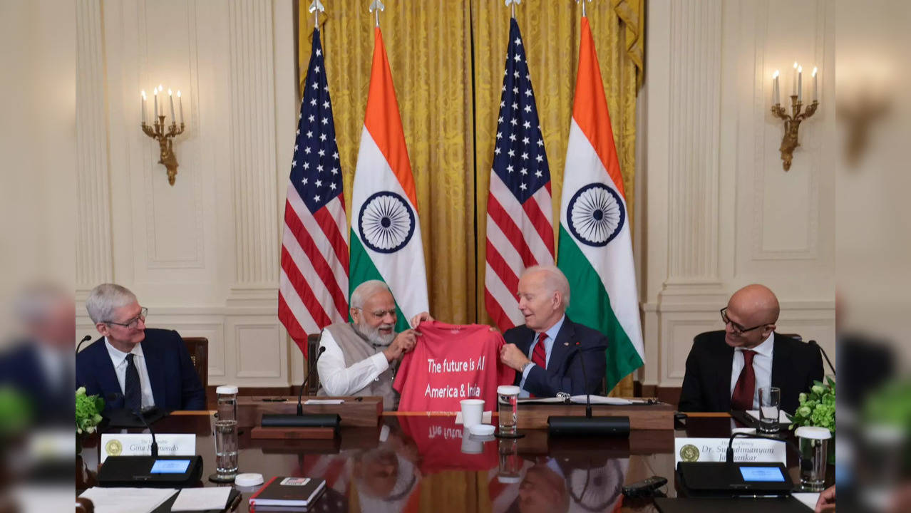 Narendra Modi and Joe Biden