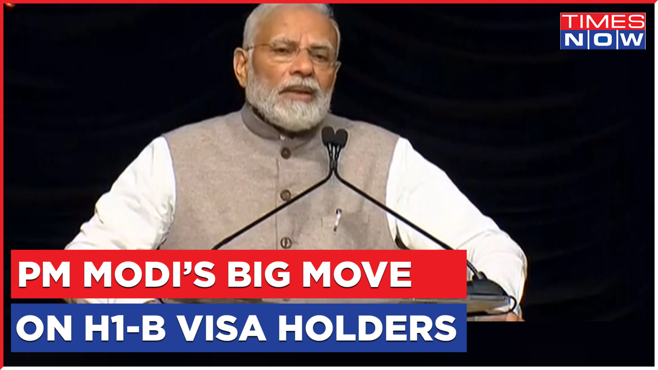 PM Modi Announces Big Relief For H1B Visa Holders; Soon Renewal Will Be ...