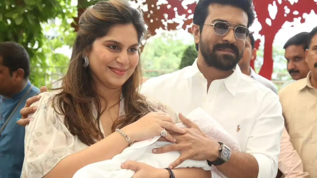 Ram Charan, Upasana Konidela bring newborn baby girl home