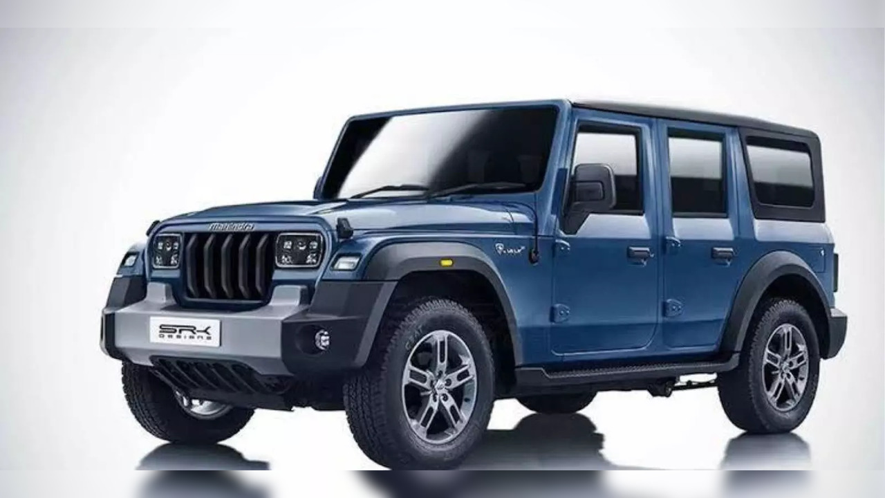 Mahindra Thar 5-Door To Debut in August (Image: YouTube/SRK Designs)