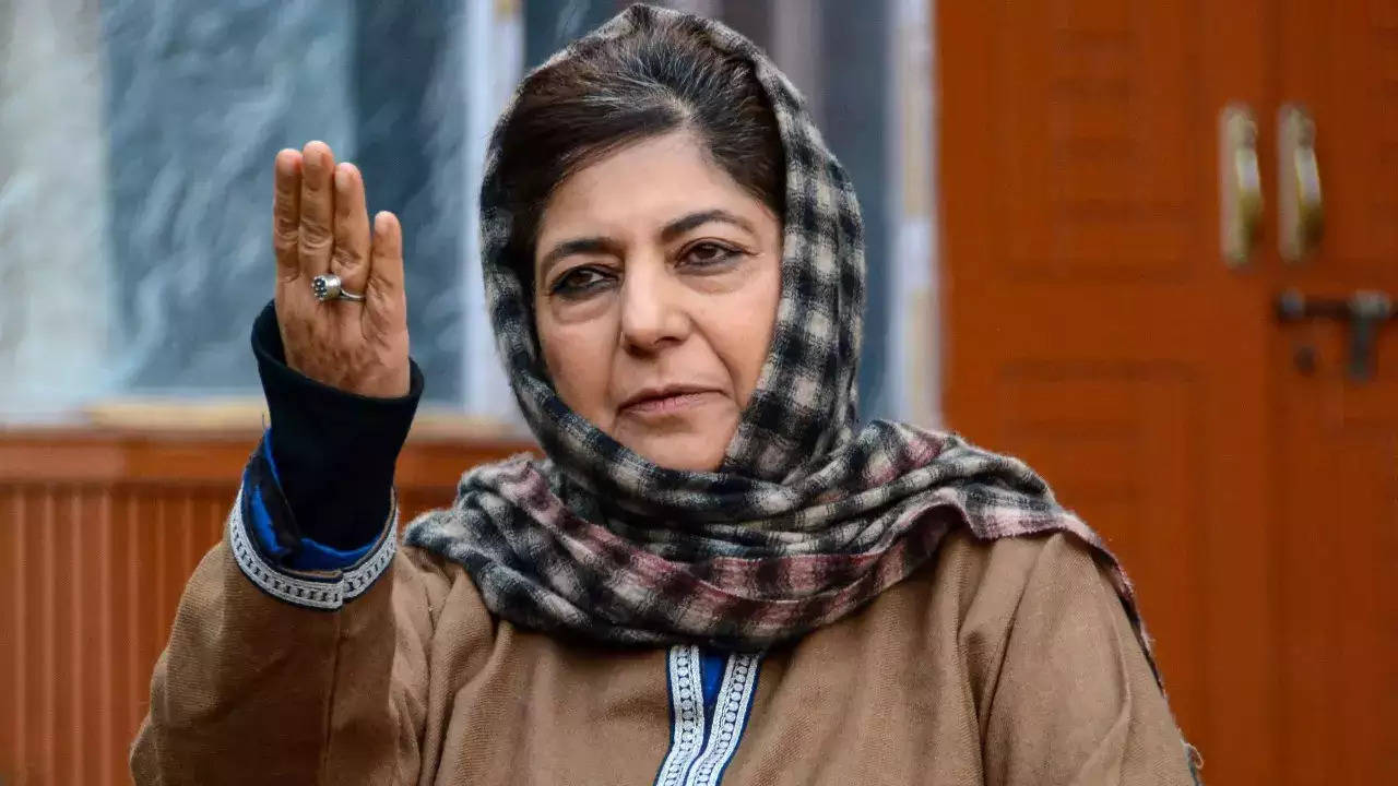 Mehbooba Mufti claims army troops forced Muslims to chant Jai Shri Ram