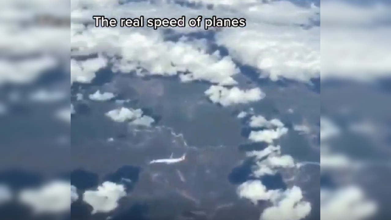 The real speed of planes