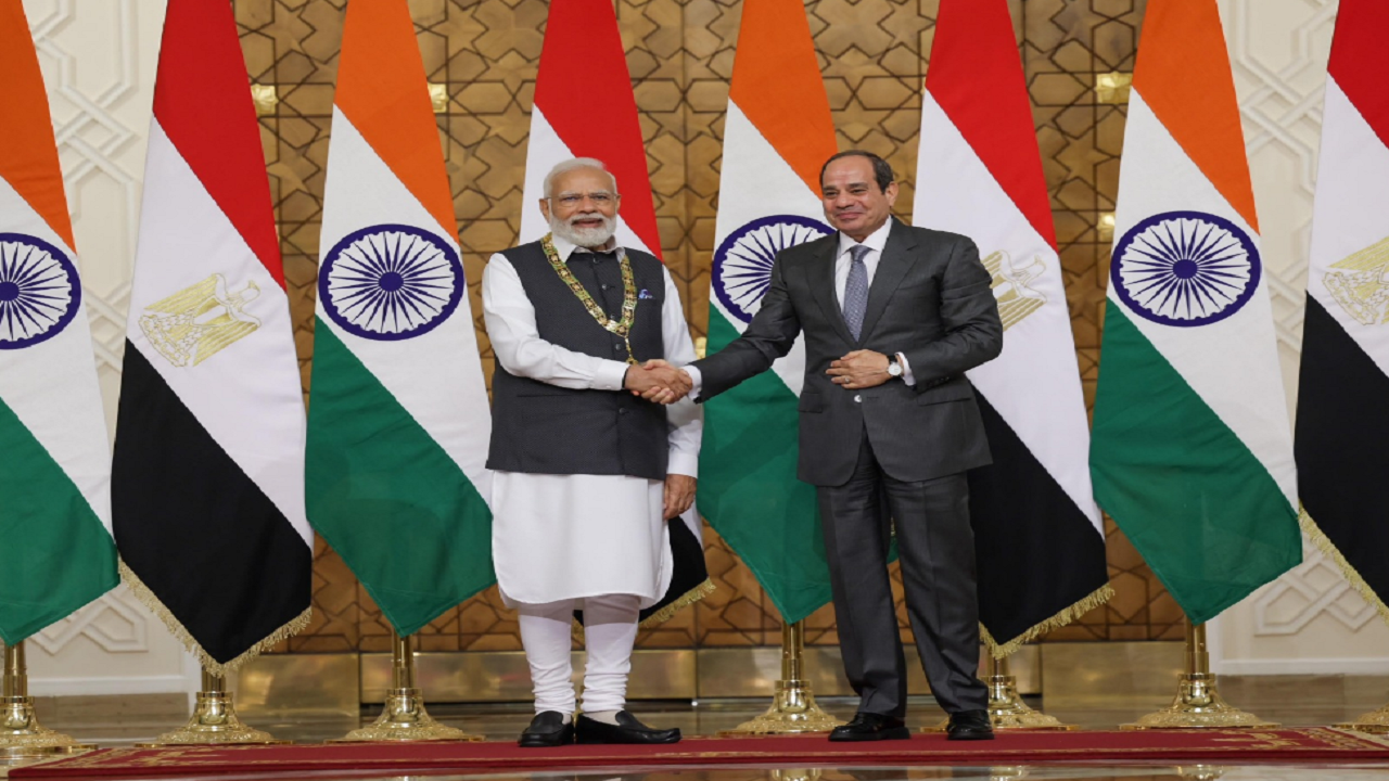 PM Modi Receives Egypt's Highest State Honour 'Order of the Nile'