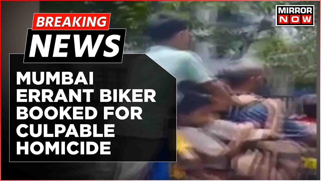 Breaking News: Mumbai Errant Biker Booked For Risking Lives Of Seven ...