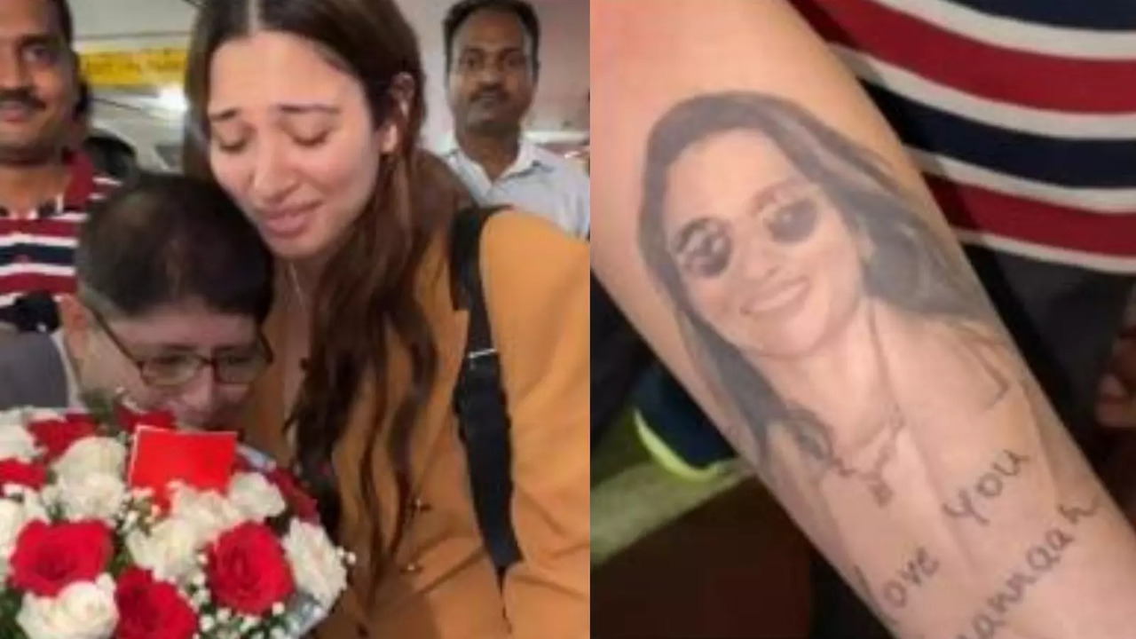 Tamannaah Bhatia Gets Teary-Eyed After Female Fan Tattooed Actress' Face On Her Arm